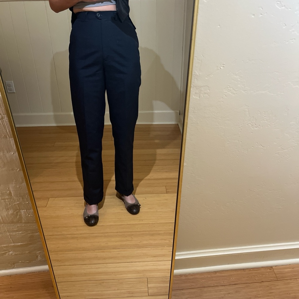 Elegant Navy Women's Pants